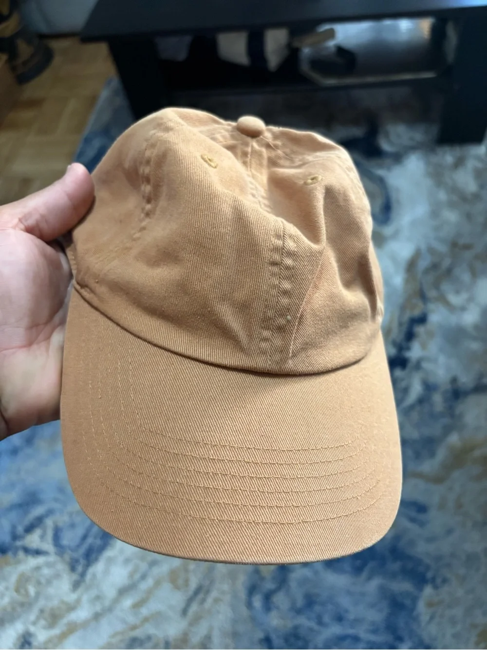 Classic Tan Cotton Baseball Cap